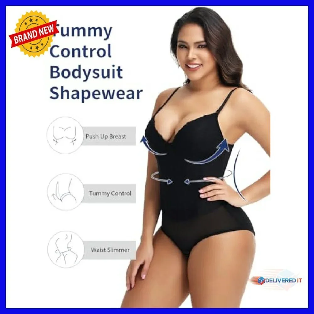 Lace Shapewear Bodysuit Tummy Control Corset Top Body Shaper
